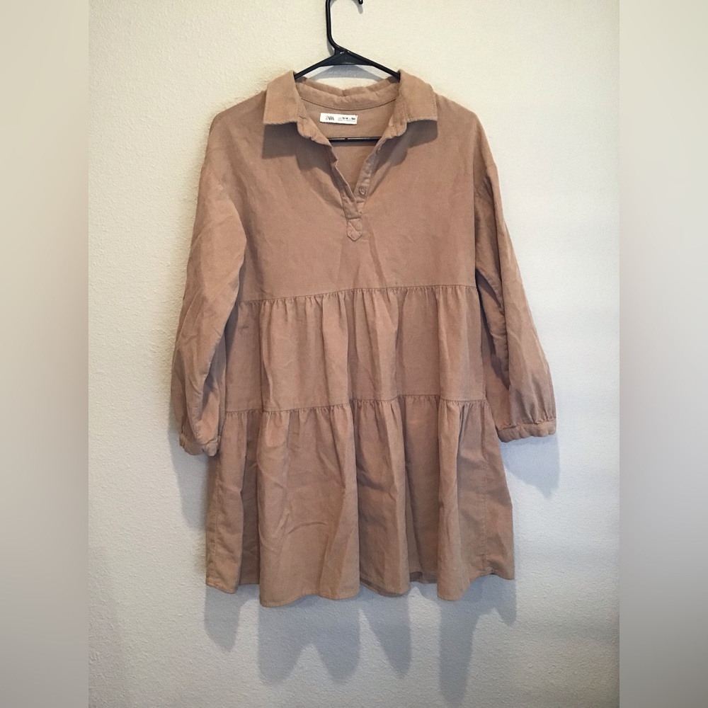 Khaki Zara Dress sz 13-14